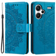 Pattintható tok a Xiaomi Redmi Note 13 Pro+, Mandala, kék