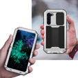 Páncélozott tok a Samsung Galaxy S23 Plus, R-JUST CamShield Slide, ezüst