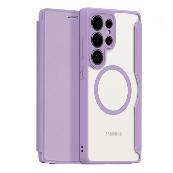 Dux Ducis Telefontok a Samsung Galaxy S25 Ultra, Skin X Pro, MagSafe, lila