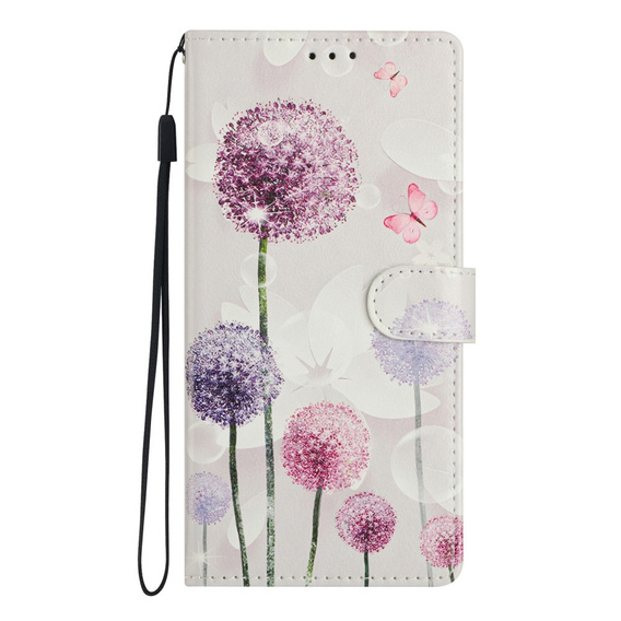 Pattintható tok a Samsung Galaxy A56 5G, Wallet, Dandelion