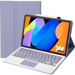 Touchpad Bluetooth billentyűzet tok Lenovo Idea Tab 11" 2025 TB336FU TB336ZU TB336ZU, lila