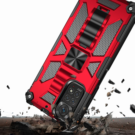 Telefontok a Xiaomi Redmi Note 11 / 11S, Armor Kickstand, piros