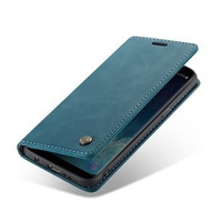 CASEME tok Samsung Galaxy S8, Leather Wallet Case, kék