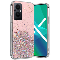 Telefontok a Oppo Reno7 Lite 5G, Glittery, rózsaszín