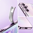 Tok Samsung Galaxy A15 4G/5G-hoz, Electro MagSafe, rózsaszín + üveg a képernyőhöz