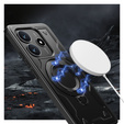 tok Xiaomi Redmi Note 14 5G, katonai MagSafe, fekete + 9H Glass