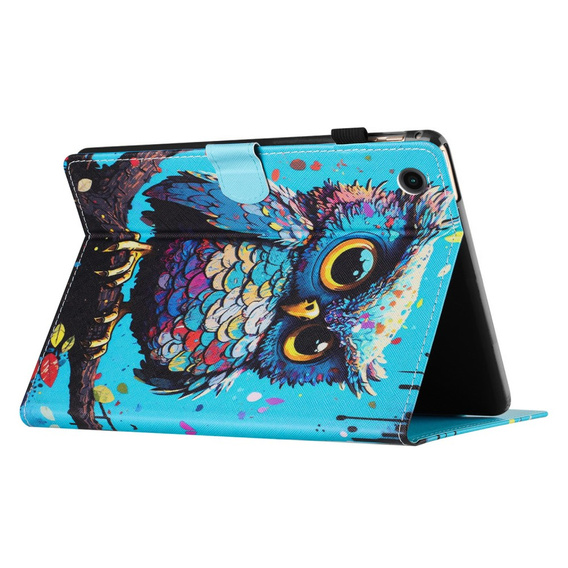 Tok Lenovo Tab M10 Plus TB-X606F, pánttal, owl