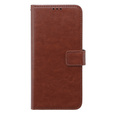 Pattintható tok a Oppo A79 5G, Crazy Horse Wallet, barna