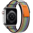 Nylon szíj az Apple Watch 1/2/3/4/4/5/6/7/8/9/10/SE/Ultra/Ultra 2 42/44/45/49MM órához