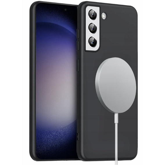 Telefontok a Samsung Galaxy S23, Silicone MagSafe, fekete