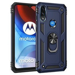 Páncélozott telefontok a Motorola Moto E7 Power / E7i Power, Nox Case Ring, sötétkék