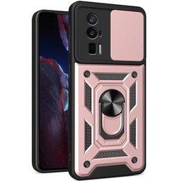 Telefontok a Xiaomi Poco F5 Pro, CamShield Slide, rózsaszín rose gold