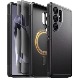 Tok Samsung Galaxy S25 Ultra, Tongate MECH sorozatú klipsz, fekete