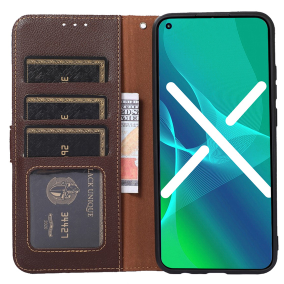 Pattintható tok a Samsung Galaxy S22+ Plus 5G, KHAZNEH RFID, kék
