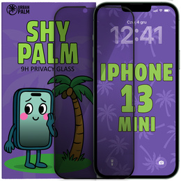 Shy Palm Privacy edzett üveg iPhone 13 Mini-hez
