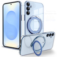 Mágneses tok Samsung Galaxy S25 készülékhez, MagSafe, kék
