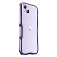 Teletok LUPHIE iPhone 14 Plus-hoz, Armor Bumper, lila