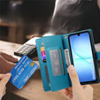 Wallet Zipper Pocket flip tok Samsung Galaxy A17 5G, Wallet Zipper Pocket, kék