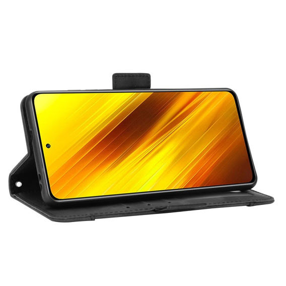 Pattintható tok a Xiaomi Poco X3 NFC / Poco X3 Pro, Card Slot, fekete