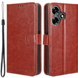 Pattintható tok a Infinix Hot 30, Crazy Horse Wallet, barna