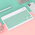 Tok + billentyűzet Apple iPad Pro 11" 5 gen. 2024, Leather Pen Slot TouchPad, fekete