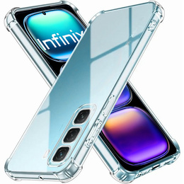 Telefontok a Infinix Hot 50 Pro+ 4G, Dropproof, átlátszó