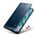 CASEME flip tok Samsung Galaxy S21 FE, Waxy Textured, kék