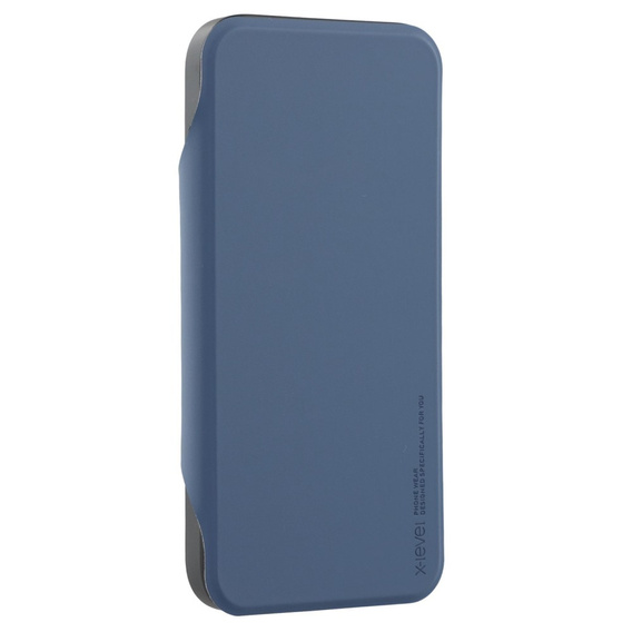 X-LEVEL tok iPhone 16 Pro készülékhez, Magnetic Card Holder, kék