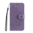 Pattintható tok a Samsung Galaxy A13 4G, Mandala Flower, lila