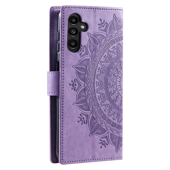 Pattintható tok a Samsung Galaxy A05s 4G, Mandala, kék