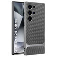 Telefontok a Samsung Galaxy S24 Ultra, GKK Woven Leather, szürke