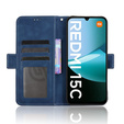 Pattintható tok a Xiaomi Redmi 15C 4G/LTE, Card Slot, sötétkék