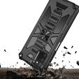 Telefontok a Samsung Galaxy A03s, Armor Kickstand, fekete