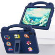 Gyermek tok Lenovo Tab TB311FU, Cute Patterns, állvánnyal, sötétkék