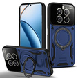 Páncélozott tok a Realme 12 Pro 5G / 12 Pro+ 5G készülékhez, Magnetic Ring, kék