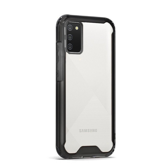 Telefontok a Samsung Galaxy A02S, AntiDrop Hybrid, fekete