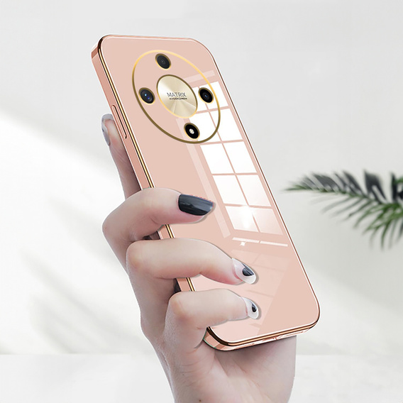 Tojás Honor Magic 6 Lite 5G, Glamour CamShield, rózsaszín rose gold