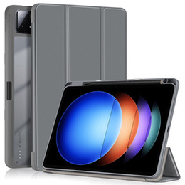 Tok Xiaomi Pad 6S Pro 12.4, Smartcase Hybrid, tolltartó résszel, szürke