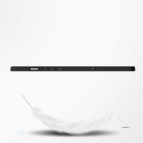 Tok Samsung Galaxy Tab S10 FE+ Plus, Smartcase Hybrid, tolltartó résszel, fekete