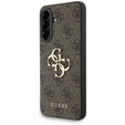 GUESS Telefontok a Samsung Galaxy A56 5G, 4G Big Metal Logo, barna