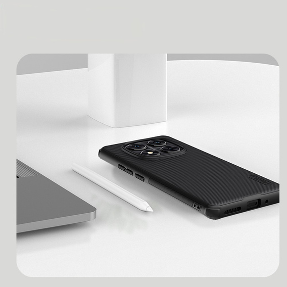 NILLKIN tok Xiaomi Redmi Note 14 Pro+ 5G, Frosted Shield, MagSafe, fekete