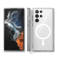 Telefontok a Samsung Galaxy S22 Ultra, Dropproof MagSafe, átlátszó