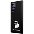 Karl Lagerfeld szilikon Choupette a Samsung Galaxy S24 Ultra készülékhez