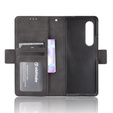 Pattintható tok a Samsung Galaxy Z Fold3 5G, Card Slot, fekete