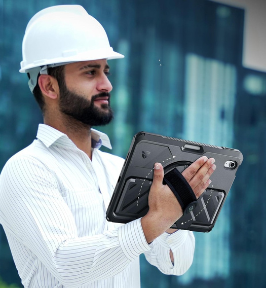 Dexnor 360° tok pánttal és tolltartóval iPad 11" 2025 A16 (11. generáció) / iPad 10.9" 2022 (10. generáció) számára