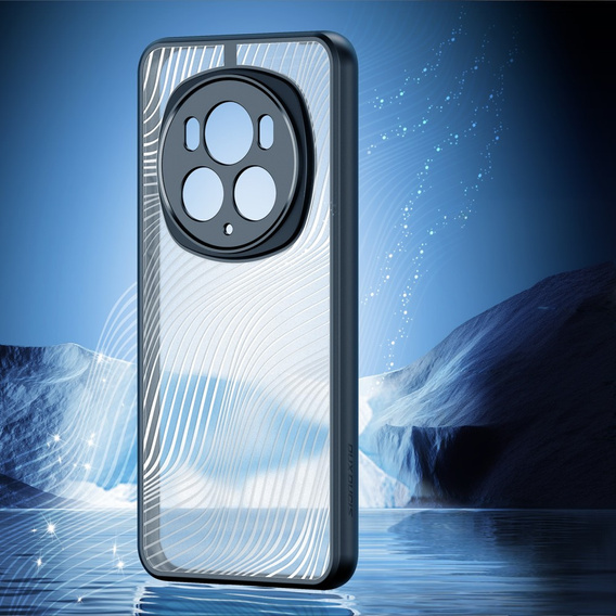 DuxDucis tok Honor Magic 6 Pro 5G, Aimo case, átlátszó / fekete