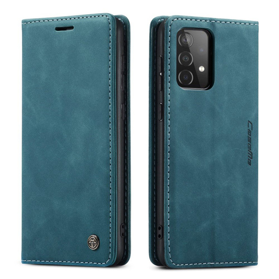 CASEME tok Samsung Galaxy A52 / A52s, Leather Wallet Case, kék