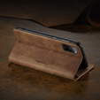 CASEME tok Samsung Galaxy S20 FE, Leather Wallet Case, barna