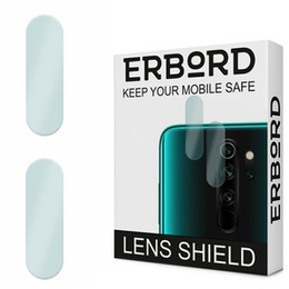 2x ERBORD edzett üveg a kamera számára, hogy Xiaomi Redmi Note 8 Pro