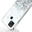 Telefontok a Oppo A15 / A15s, Glittery, átlátszó